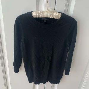J crew classic crew neck sweater. Black